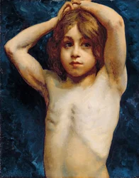 Studie eines jungen Jungen